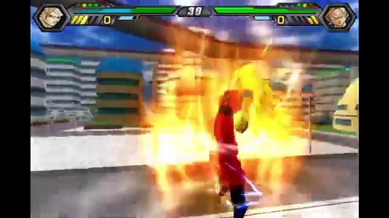 Budokai Tenkaichi 4 - Trunks SS2 vs Goku SS3 - RJ Anda #dragonballgame #dbzgaming #ps2games