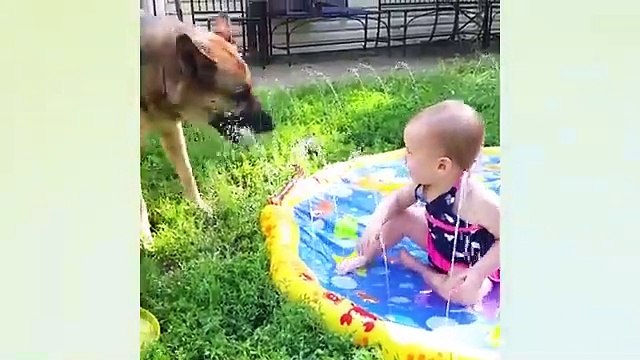 Funny Babies Playing With Water __ Baby Outdoor Videos (1)