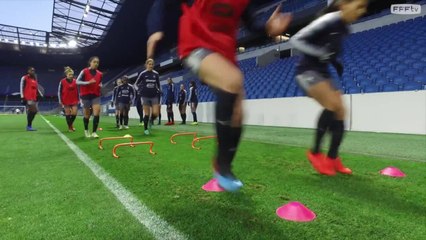 Entraînement avant France-USA