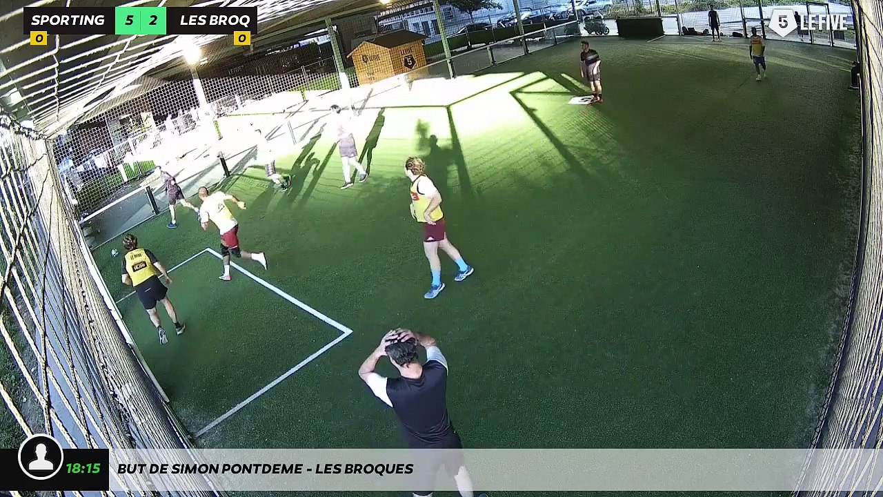 But de Simon Pontdeme - LES BROQUES