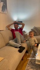 Baby funny reaction with dad || Baby funny video