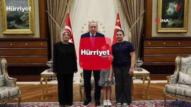 Cumhurbaşkanı Erdoğan, Sinan Ateş'in eşi Ayşe Ateş ile görüştü