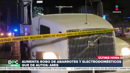 Aumenta el robo de camiones que transportan mercancías en México