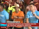 Jóvenes del mcpio. Maturín disfrutaron del primer Festival Alboroto Creativo en el edo. Monagas