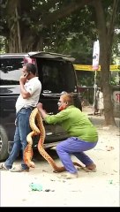KING COBRA SNAKE PRANK ON GRANDPA Part 47 !  EMTIAZ BHUYAN#Shorts