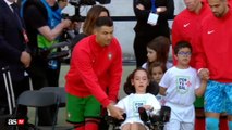 Cristiano's touching gesture to girl in wheelchair captivates all