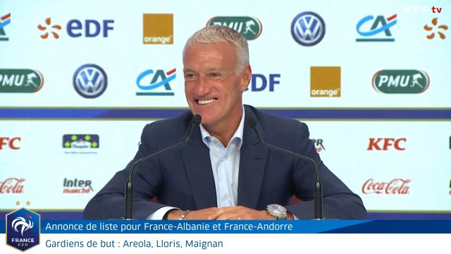 RASSEMBLEMENT SEPT 19 | La liste de Didier Deschamps