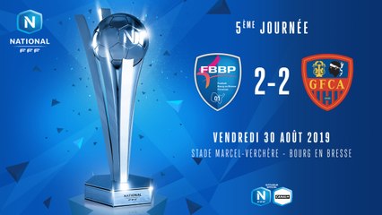 J5 I Bourg-En-Bresse 01- GFC Ajaccio (2-2)