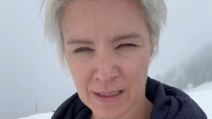 Wobbly welcome: Visitor's Swiss adventure begins with a snowy tumble