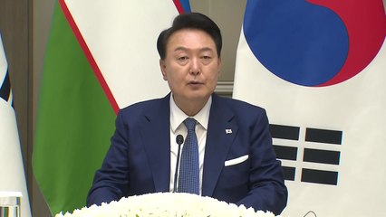 한-우즈벡 정상회담..."한국 기술 고속철 첫 수출" / YTN