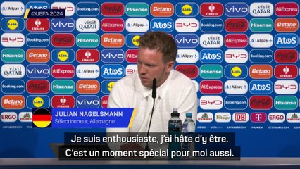 Nagelsmann a hâte de débuter et veut gagner cet Euro !