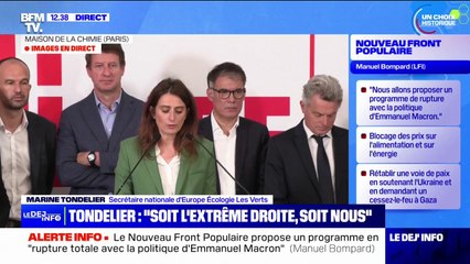 Législatives 2024: Marine Tondelier annonce que le Nouveau Front populaire abrogera la réforme des retraites "dans les 15 jours"