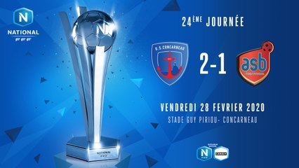 J24 | US Concarneau - AS Béziers (2-1)