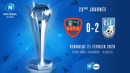 J23 | GFC Ajaccio -USL Dunkerque (0-2)