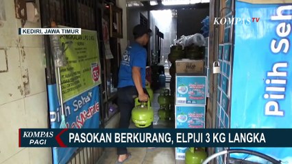 Warga di Kediri dan Surabaya Keluhkan Gas Elpiji 3 Kg Langka