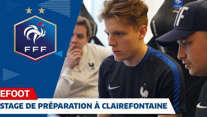 Stage a Clairefontaine avant la eNations Cup