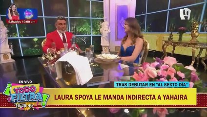 Laura Spoya le desea lo mejor a Yahaira Plasencia: "es una chica talentosa"
