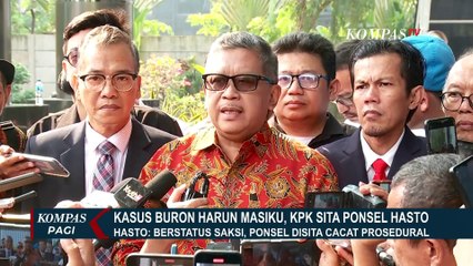 Hasto PDIP Protes HP-nya Disita KPK Terkait Pemeriksaan Burnonan Harun Masiku