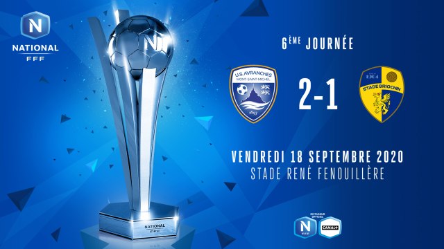 J6 | US Avranches - Stade Briochin (2-1)