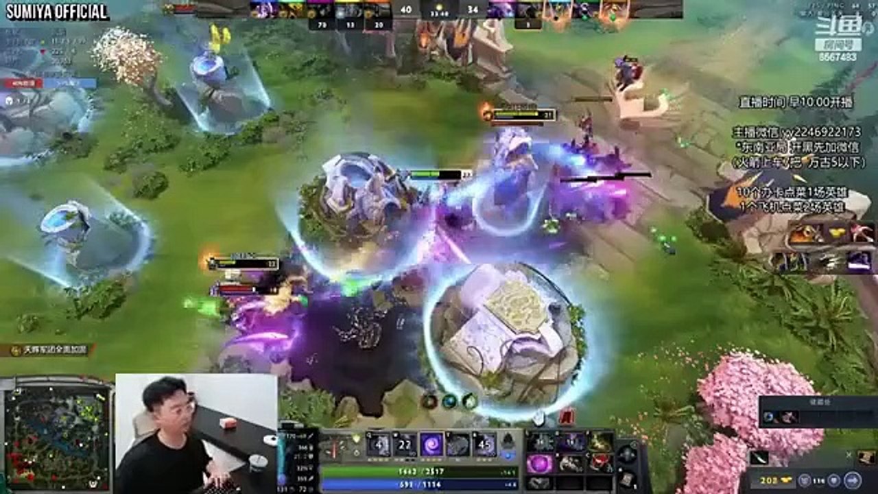 Sumiya Epic Comeback Game with Beautiful Rubick Plays | Sumiya Stream Moments 4387