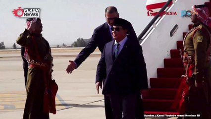 Momen Prabowo Temui Raja Yordania Abdullah II Bin Al-Hussein Bahas Bantuan untuk Gaza