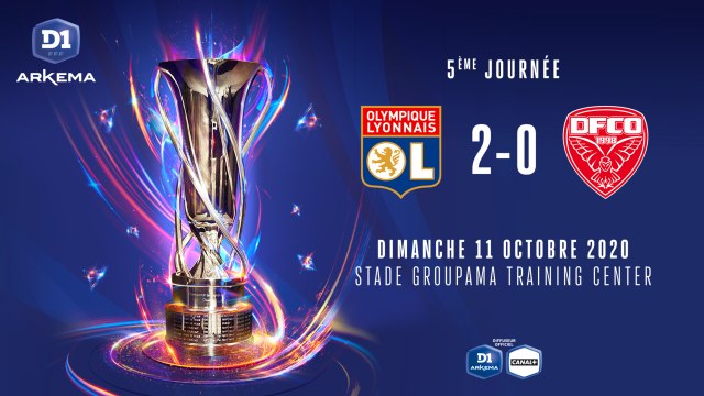 J5 - OLYMPIQUE LYONNAIS - DIJON FCO (2-0)