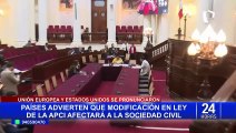 Unión Europea en Perú expresa preocupación por modificaciones a ley APCI