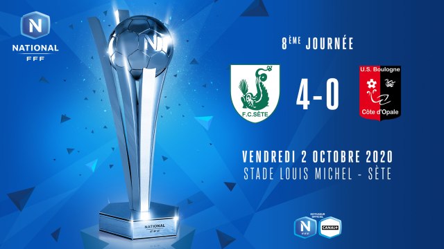 J8 | FC Sète 34 - US Boulogne CO (4-0)