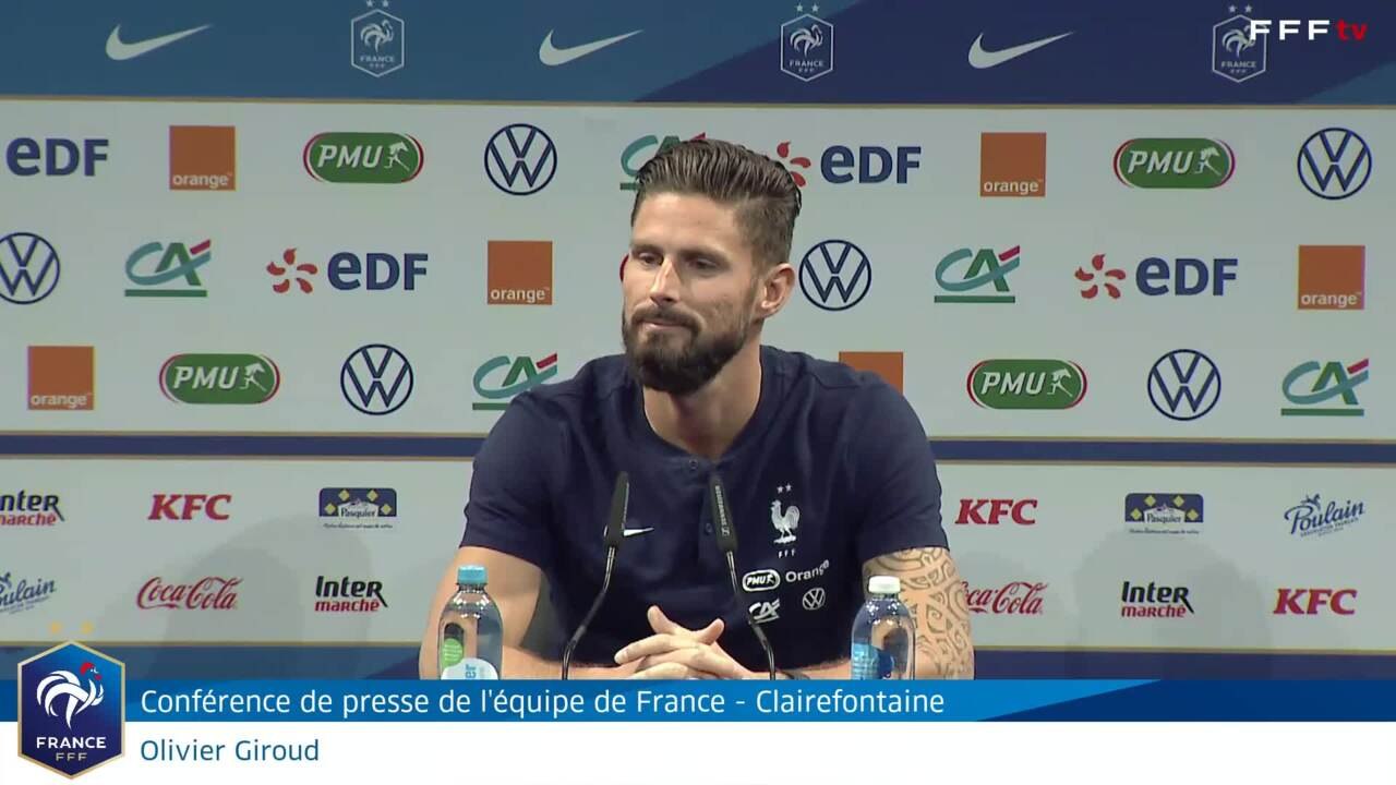 Giroud et Deschamps face aux médias