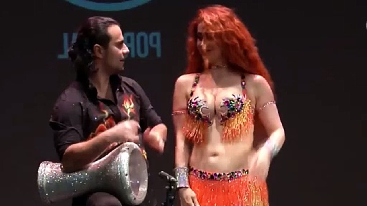 Oxana Bazaeva and Artem Uzunov belly dance drums _ Darbuka Tabla solo