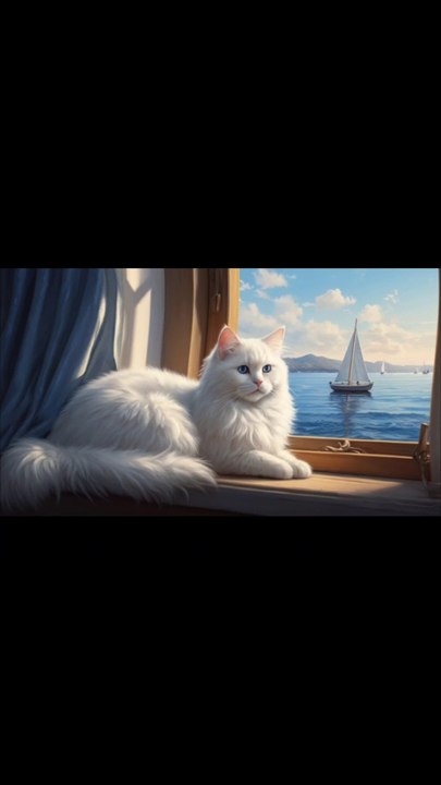 A cat on an adventure to catch fish
