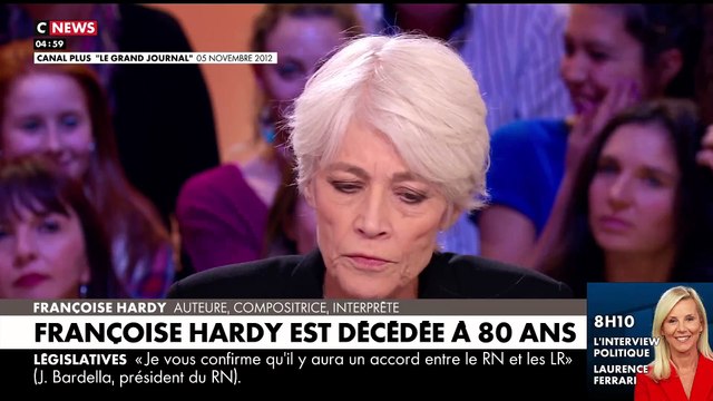 La chanteuse icône des sixties et compagne de Jacques Dutronc, s’est éteinte après avoir lutté contre un cancer du pharynx