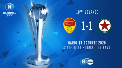 J10 | US Orléans - Red Star (1-1)