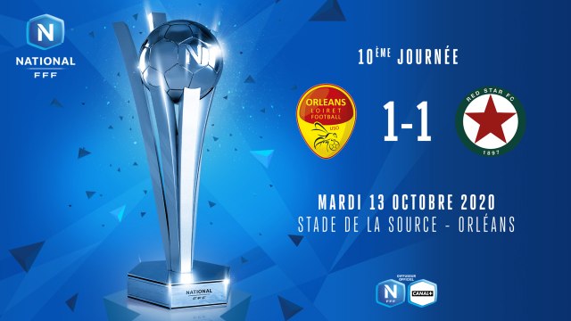 J10 | US Orléans - Red Star (1-1)