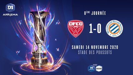 J8 : Dijon FCO - Montpellier HSC (1-0)