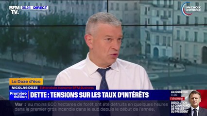 Dette: des tensions sur les taux d'intérêts après la dissolution de l'Assemblée nationale