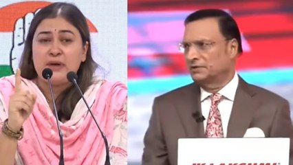 Rajat Sharma Live Show Abuse पर Congress Spokesperson Ragini Nayak Emotional Video,Police Complaint.