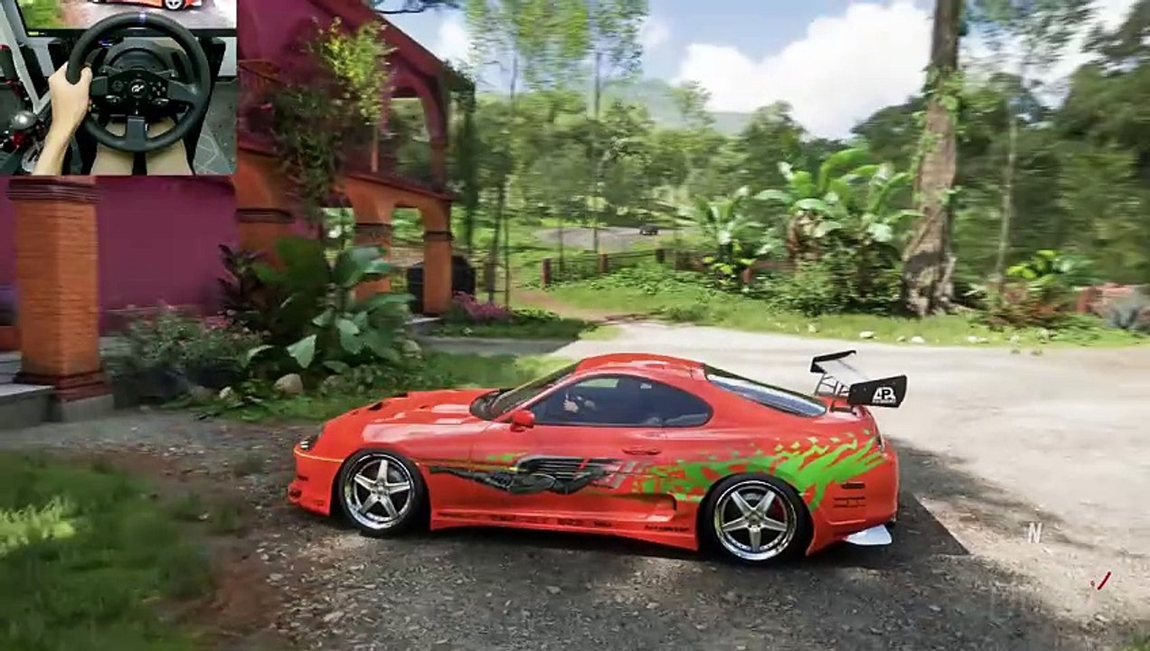 Rebuilding Toyota Supra RZ MK4 (919Hp) - Forza Horizon 5 | Thrustmaster T300RS gameplay