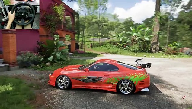 Rebuilding Toyota Supra RZ MK4 (919Hp) - Forza Horizon 5 | Thrustmaster T300RS gameplay