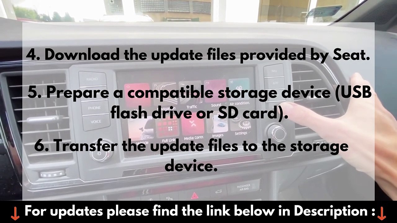 How to Update Seat Navigation System?