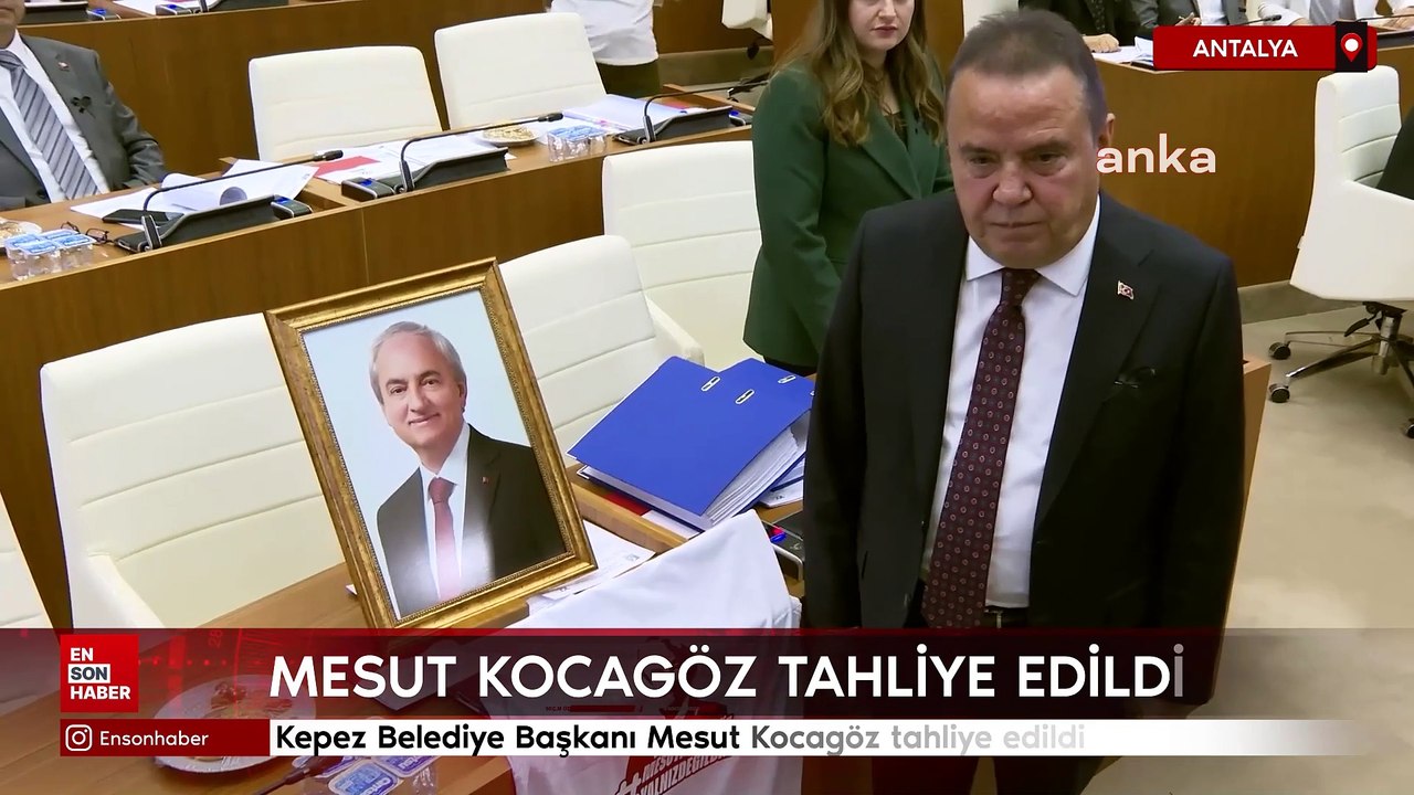 Kepez Belediye Başkanı Mesut Kocagöz tahliye edildi