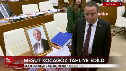 Kepez Belediye Başkanı Mesut Kocagöz tahliye edildi