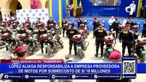 Rafael López Aliaga espera respuesta de Pana Autos tras presunta sobrevaloración en venta de motos
