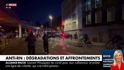 Dissolution : Nouvelles violences cette nuit dans plusieurs villes de France après des manifestations de la gauche pour refuser "l'arrivée de l'extrême droite au pouvoir"
