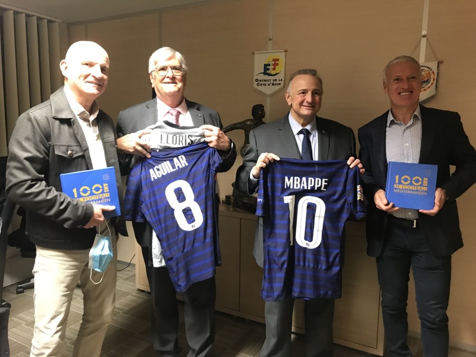 Didier Deschamps et Guy Stéphan au District de la Côte d'Azur