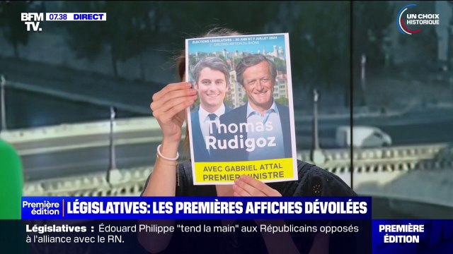 Législatives: les premières affiches de campagne de la majorité dévoilées