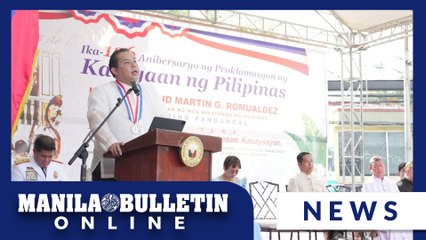Romualdez's Independence Day message to Pinoys: 'With freedom comes responsibility'