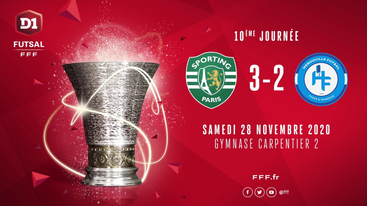 Sporting Club Paris - Hérouville Futsal (3-2)