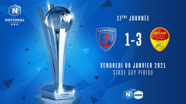 J17 | US Concarneau - US Orléans (1-3)