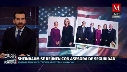 Claudia Sheinbaum sostiene primera reunión con comitiva de Estados Unidos